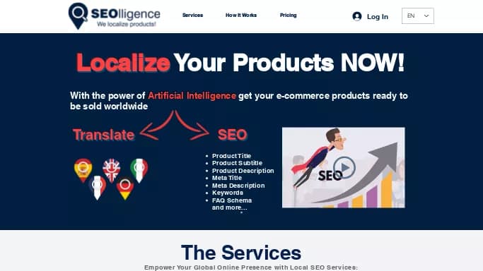 SEOlligence — платная нейросеть для копирайтинга, для перевода, для маркетинга. Бесплатная версия с ограниченным функционалом, есть платные тарифы.