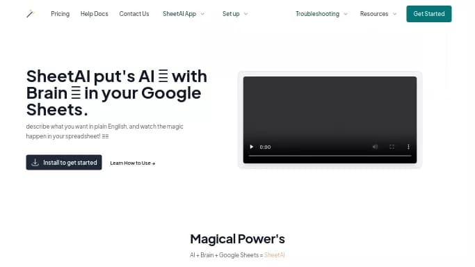 SheetAI.app — бесплатная нейросеть для маркетинга, для таблиц и PDF. Бесплатная версия с ограниченным функционалом, есть платные тарифы.