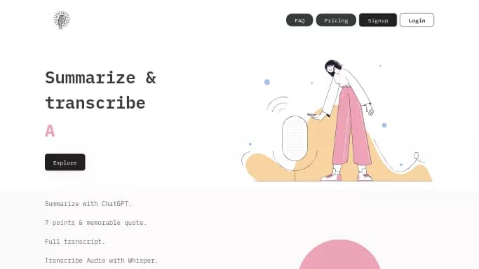 Shownotes — бесплатная нейросеть , расширения ChatGPT, для суммаризации текста, для повышения продуктивности, для помощи в образовании, для транскрибации аудио и видео. Бесплатная версия с ограниченным функционалом, есть платные тарифы.