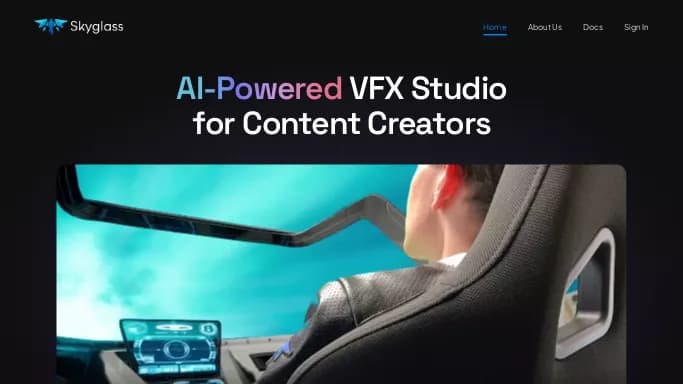 Skyglass — платная нейросеть для создания видео. Бесплатная версия с ограниченным функционалом, есть платные тарифы.