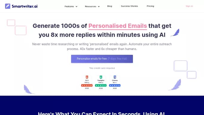Smartwriter — бесплатная нейросеть для работы с электронной почтой. Бесплатная версия с ограниченным функционалом, есть платные тарифы.
