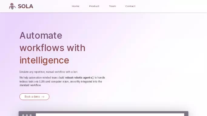 SOLA — платная нейросеть для помощи в автоматизации, в области права, для работы с финансами.