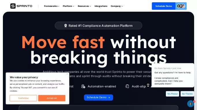 Sprinto — платная нейросеть для маркетинга.