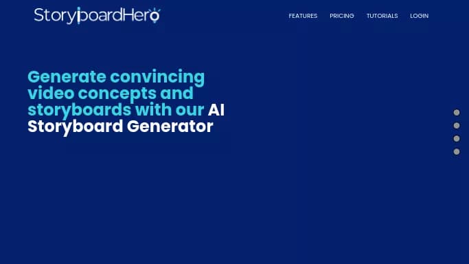 Storyboard Hero — бесплатная нейросеть для сторителлинга. Бесплатная версия с ограниченным функционалом, есть платные тарифы.