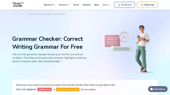 Grammar Checker — бесплатная нейросеть для помощи в образовании.