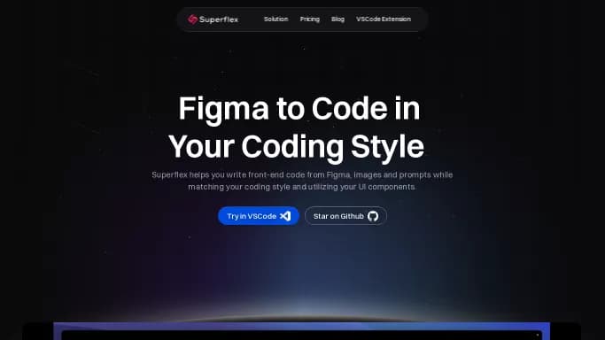 Superflex — бесплатная нейросеть для разработки программного обеспечения. Бесплатная версия с ограниченным функционалом, есть платные тарифы.