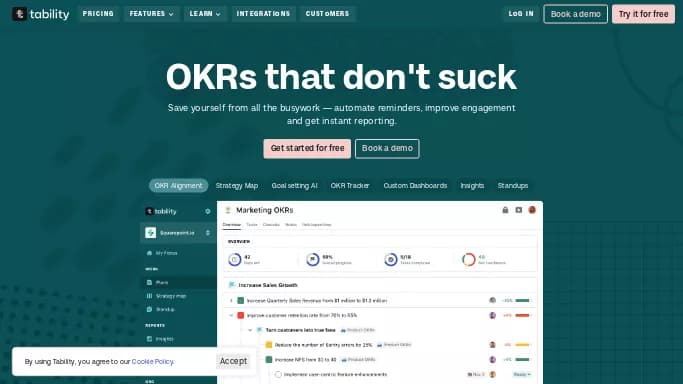 Tability — бесплатная нейросеть для помощи в автоматизации, для маркетинга, для анализа данных.