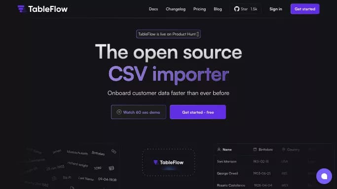 TableFlow — бесплатная нейросеть для таблиц и PDF. Бесплатная версия с ограниченным функционалом, есть платные тарифы.
