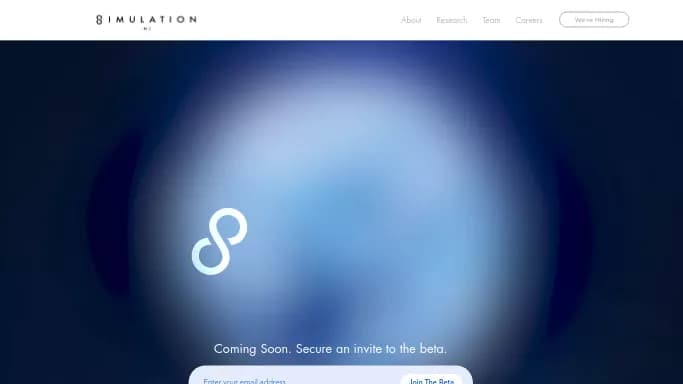 The Simulation — бесплатная нейросеть для 3D и анимации, в играх. Бесплатная версия с ограниченным функционалом, есть платные тарифы.