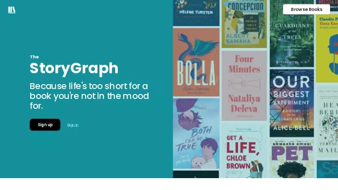 The StoryGraph — бесплатная нейросеть — полезные ИИ, для повышения продуктивности.