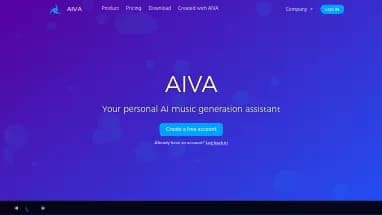 Нейросеть AIVA - Музыка