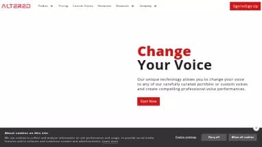 Нейросеть Altered - Редактирование аудио