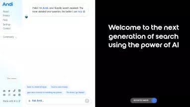 Нейросеть Andi - Чат-бот