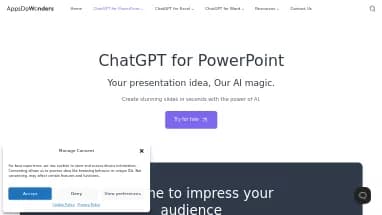 Нейросеть ChatGPT for PowerPoint - Презентации,Продуктивность