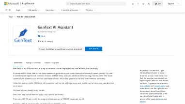 Нейросеть GenText AI Assistant for MS Word - Генерация текста