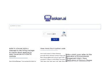 Нейросеть Ask an AI - Поисковые системы