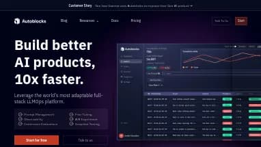Нейросеть Autoblocks AI - Разработка ПО,Модель LLM