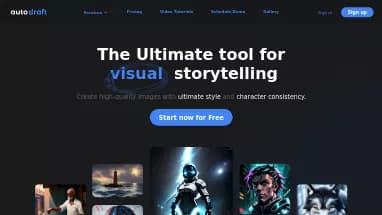 Нейросеть Autodraft - Аватары и цифровые 3D персонажи,Генерация изображений