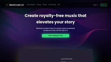 Нейросеть Beatoven - Музыка