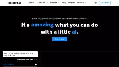 Нейросеть Beautiful AI - Маркетинг,Презентации