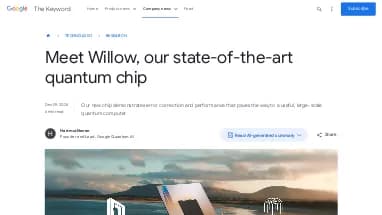 Нейросеть Willow by Google - Скоро релиз,Роботы и устройства
