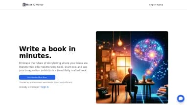 Нейросеть Book AI Writer - Сторителлинг,Дизайн,Генерация текста