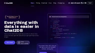 Нейросеть Chat2DB - Разработка ПО,Анализ данных