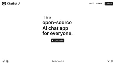 Нейросеть Chatbot UI - Чат-бот,Модель LLM