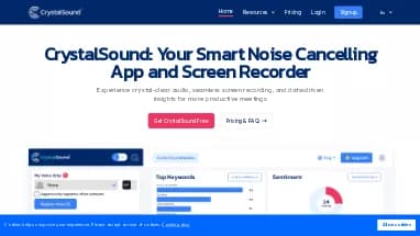 Нейросеть CrystalSound - Редактирование аудио,Транскрибация аудио и видео,Продуктивность,Образование,Автоматизация