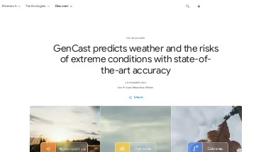 Нейросеть GenCast - Скоро релиз,Наука и исследования