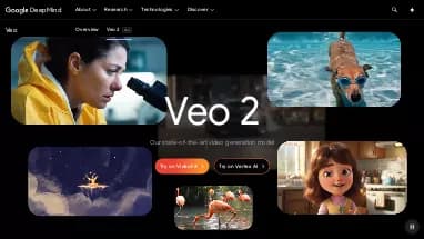 Нейросеть Veo 2 Google - Генерация видео