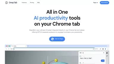 Нейросеть DeepTab - Расширения ChatGPT,Продуктивность