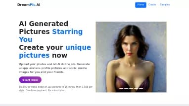 Нейросеть Dream Pic AI - Аватары и цифровые 3D персонажи