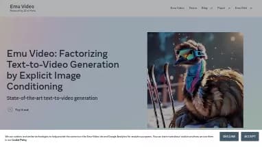 Нейросеть Emu Video by Meta - Скоро релиз,Генерация видео