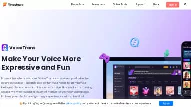 Нейросеть Fineshare - Генерация голоса,Редактирование аудио