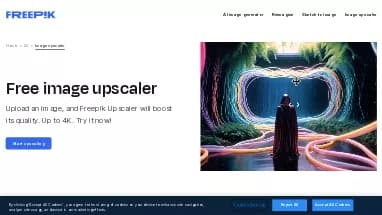 Нейросеть Freepik Upscaler - Редактирование изображений