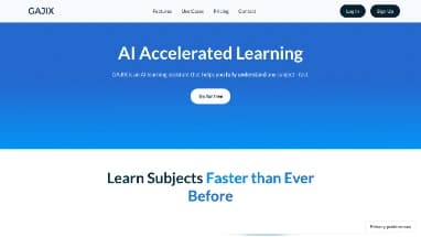 Нейросеть GAJIX - Образование,Суммаризация текста,Продуктивность,Автоматизация