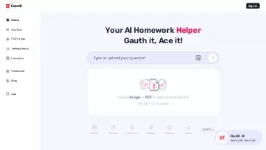 Нейросеть Gauth AI - Образование
