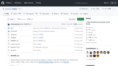 Нейросеть Suno AI Bark - Open Source,Генерация голоса