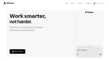Нейросеть Glimpse - Расширения ChatGPT,Продуктивность
