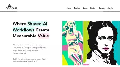 Нейросеть Gooey.AI - No Code/Low Code