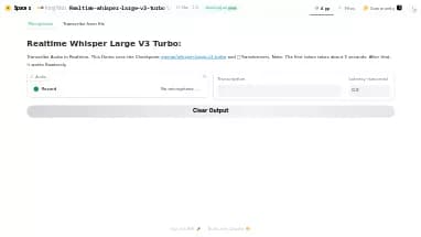 Нейросеть Whisper Large V3 Turbo - Транскрибация аудио и видео,Продуктивность,Образование