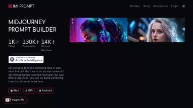 Нейросеть IMI Prompt - Промпты