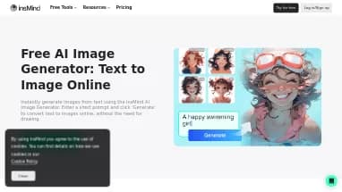 Нейросеть insMind AI Image Generator - Генерация изображений
