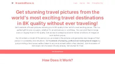 Нейросеть Itraveledthere.io - Путешествия