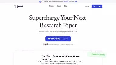 Нейросеть Jenny AI - Наука и исследования,Генерация текста