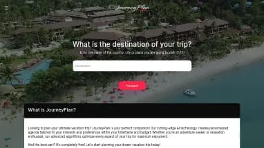 Нейросеть JourneyPlan - Продуктивность,Путешествия