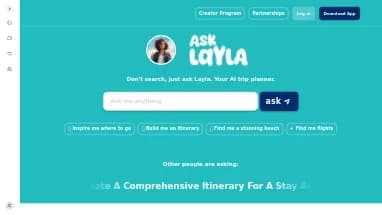 Нейросеть Ask Layla - Продуктивность,Путешествия