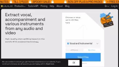 Нейросеть LALAL.AI - Музыка