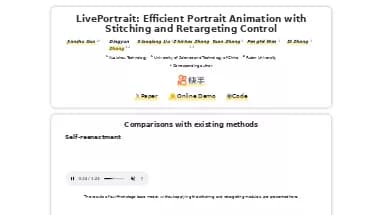 Нейросеть LivePortrait AI - Open Source,Генерация видео